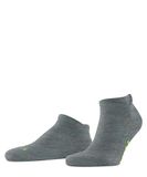 FALKE Keep Warm kort eenkleurig wol sneakersokken enkelsokken unisex blauw - maat 46-48