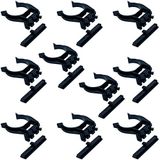 cyclingcolors 10 x clips voor plinten om vast te schroeven, pinvorm, kunststof, meubelvoet, 28 mm, 34 mm, keuken, badkamer (Ø34 mm (Tenon))