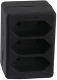 Q-Link EXIN Verdeelstekker - 3 x Euro - Zwart