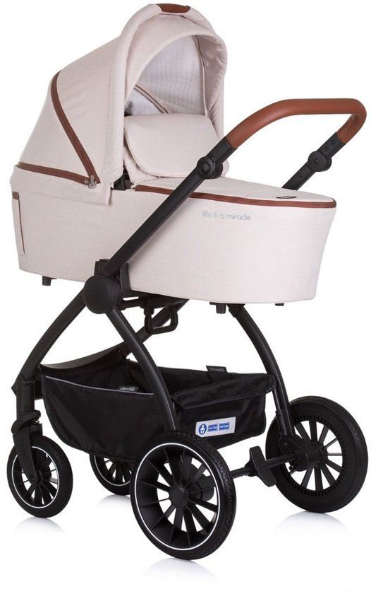 Chipolino Prestige 3-in-1 Kinderwagen - Biscotta Zand