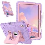 Fintie Kinderhoes voor iPad (A16) 11e generatie 11 inch (2025) | en iPad 10e gen 10.9 inch (2022), robuuste schokbestendige beschermhoes met geïntegreerde standaard, paars roze