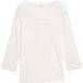 Tom Tailor T-shirt à manches longues devant pailleté logo femme