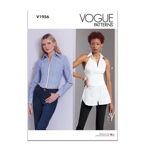 Vogue V1956F5 Misses' Tops - Size F5 (16-18-20-22-24)