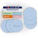 Communicatiekaart rond Ø 190 mm blauw