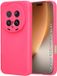 Techsuit Hoesje geschikt voor HONOR Magic8 Pro - Soft Flex Silicone Back Cover - Hot Pink