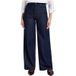Lee Stella - Regal Blue - High Waist Wide Leg Dark Blue Taille: W24L31 | Pantalon large Outlet | Femme | Bleu