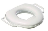 Dreambaby F674 Toiletbril voor kinderen, met handgrepen om gemakkelijk af te vallen, wit