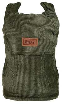 ByKay Click Carrier Classic draagzak ribfluweel Moss Green