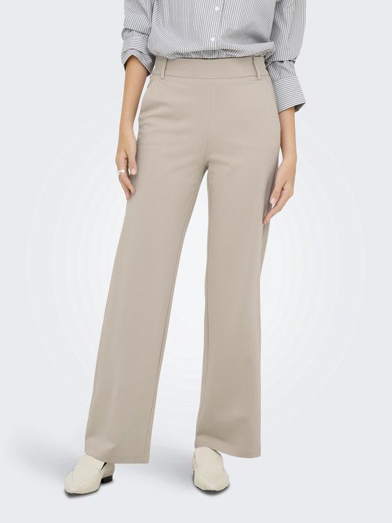 Only broek ONLPOPTRASH L/32 maat S X L32 Beige