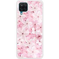 Samsung Galaxy A12 Sakura Verstevigd hoesje met sublimatie bedrukking