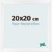yd. Cadre photo 20x20 cm Blanc mat MDF Pisa