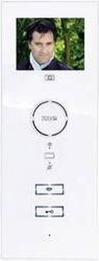 m-e modern-electronics VDV-503 WW Vistadoor Unité intérieure pour interphone vidéo Filaire Maison individuelle Blanc
