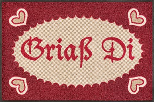 Wash+Dry Voetmat Griaß Di 50x75 cm - Binnen & Buiten - Wasbaar - Meerkleurig