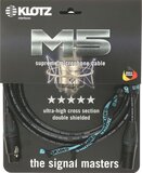 Klotz Microfoonkabel M5 High End 10m XLR M5FM10 - Jack (3.5mm) - Schwarz