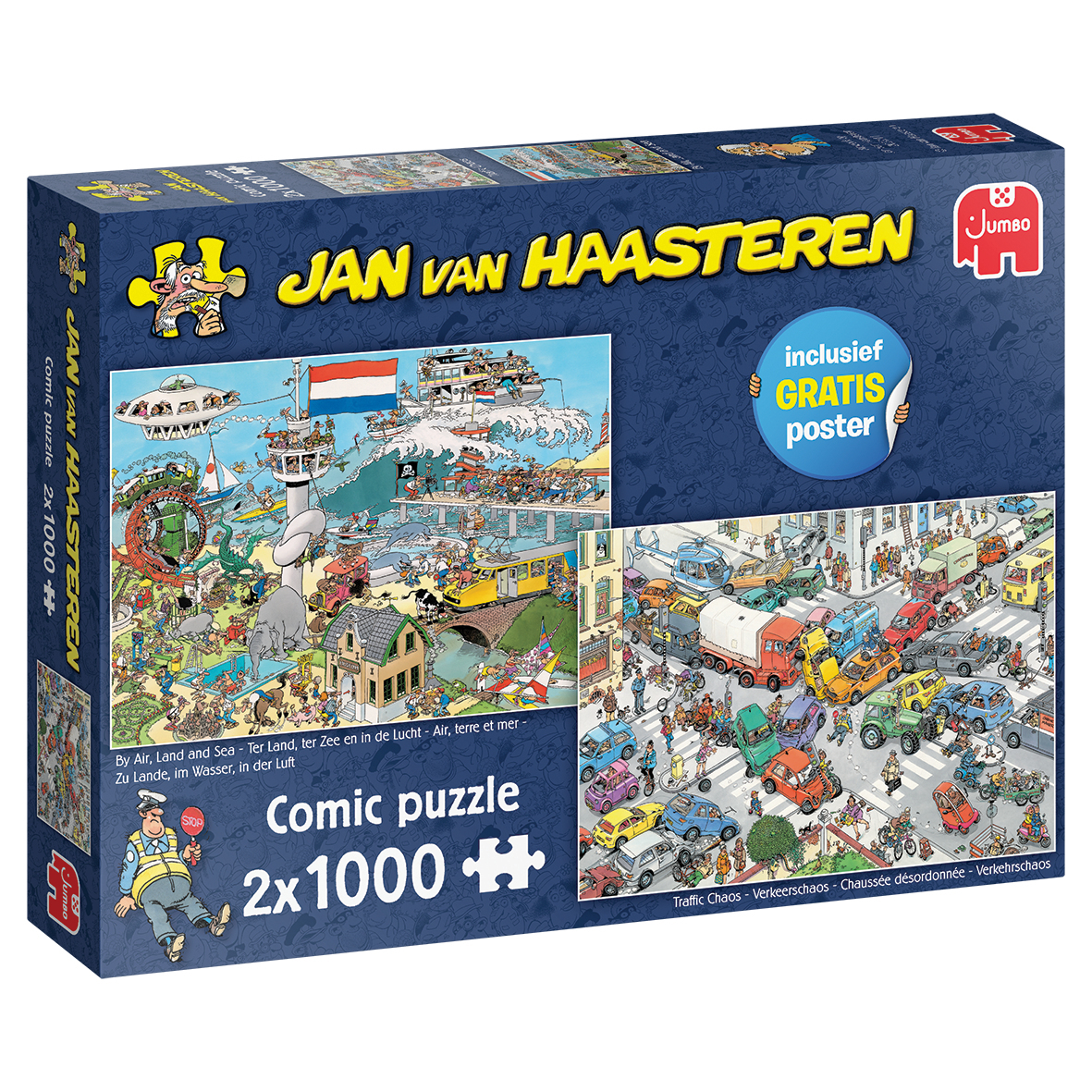 Jumbo Traffic Chaos &amp; By Air Land and Sea 2x1000pcs