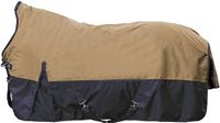 HKM Winnipeg paardendeken 2269 lichtbruin/donkerblauw 115