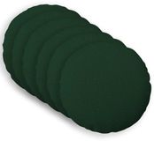 vidaXL - Kussensloop - 6 stuks - HEERLEN - Donkergroen - Ø 30 cm - Katoensatijn