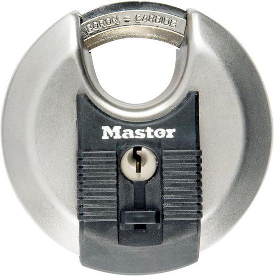 Masterlock Excell Discusslot 80mm, M50EURD - Zilver