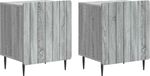 vidaXL Table de chevet Sonoma Gris 43 x 34,5 x 52 cm Bois traité