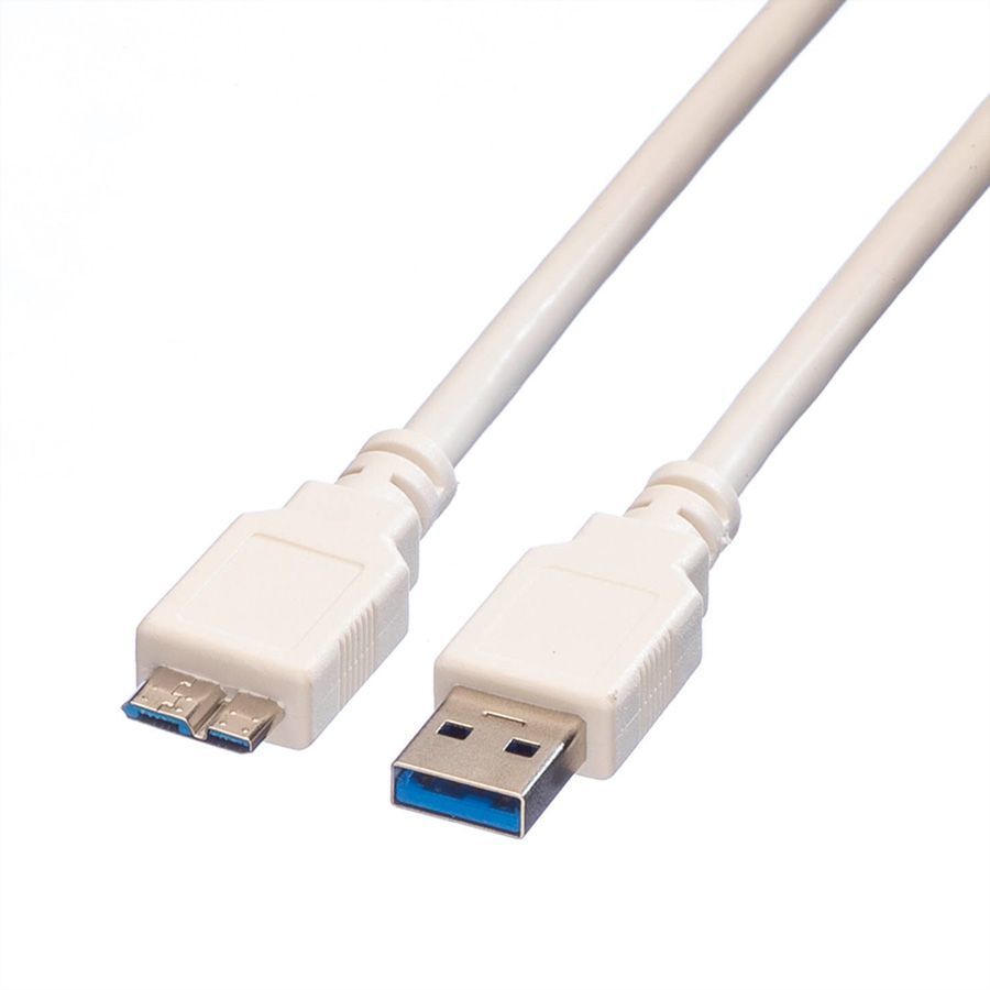 VALUE USB 3.0 to Micro USB Cable - 2m - White