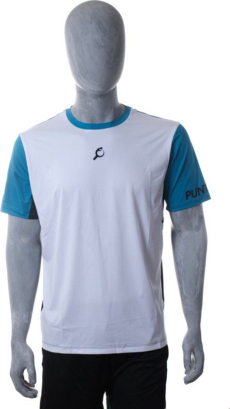 PUNTAZO Padel T-shirt - Heren - Maat S - Korte Mouw - Blauw
