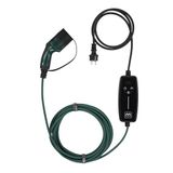 Masterplug EV-Oplaadkabel voor Elektrische en Hybride Voertuigen, 10 Meter, Modus 2, Schuko EU-Stekker naar Type 2 Autolader, 2,3 kW, 10 A, EVCM221010G/EU