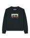 Watapparel Sweatshirt 'Retro Kassette' crème / mintgroen / koraal / zwart