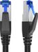 Kabeldirect KabelDirekt 1193 Netwerkkabel Zwart 5 m Cat7