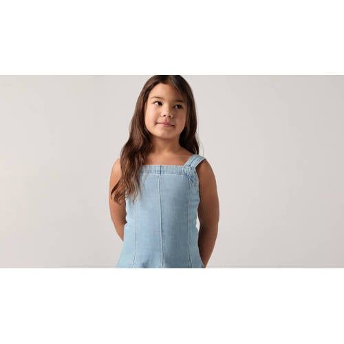Levi's denim spijkerjurk light blue denim