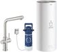 Grohe Red Duo Kokendwaterkraan met filterset, boiler L, supersteel 30325DC1