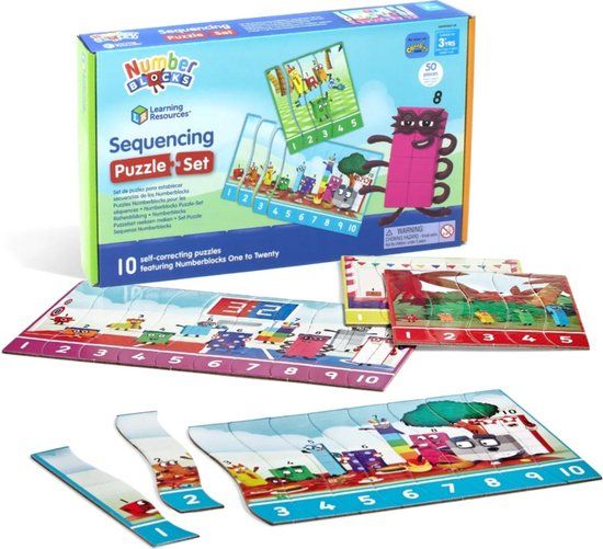 Learning Resources Number Blocks - Puzzel set - Telrij - 3+ jaar