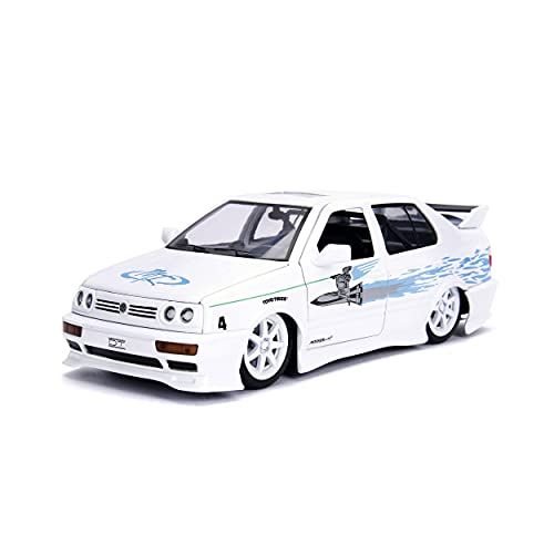 Jada Toys Fast & Furious 1995 Volkswagen Jetta 1:24 - Wit, Blauw