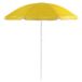 Merkloos / Sans marque Parasol - strand en tuin - verstelbaar - geel - nylon - 200 cm - UV bescherming