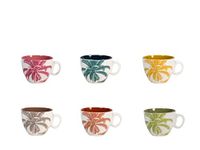 H&h Set 6 kopjes Indian Summer gesorteerd cc 220
