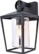 LUTEC West - Traditionele wandlamp voor buiten - E27 - Mat Zwart