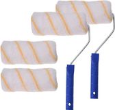 FX Tools Verfrollers set 15 cm voor muren met beugel - 4x stuks