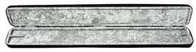 GEWA Cello Bow Case Black, Anthracite Velvet Plush Interior, Double Case