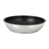 Sitram 715016 Braadpan van roestvrij staal, afneembaar, serie SITRAMOVIBLE ARPEGE Ø 20 cm H 4,5 cm – antiaanbaklaag zonder PFOA – alle warmtebronnen inclusief inductie – verkocht zonder handvat