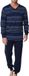 Pastunette Pyjama - Katoen - Donkerblauw - Gestreept - Maat 4XL