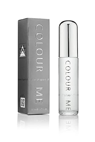 Colour Me Silver Sport - Fragrance for Men - 50ml Eau de Toilette, by Milton-Lloyd