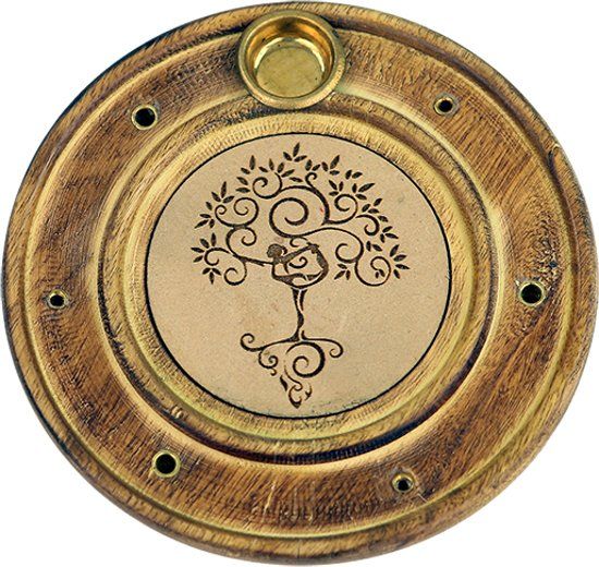 Yogi & Yogini Wierook en kegeltjes brander Yoga Tree