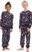 Pastunette Warme uniseks kinderpyjama popcorn Robin - Blauw - Maat 116