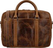 Hide & Stitches Next Navajo Laptoptas 15,6 inch - Leer - Bruin