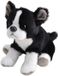 Wild Republic hond - Pluche knuffel Boston Terrier hond - van 13 cm - zwart - huisdieren - honden - Eco-lijn