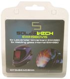 Soldatech Bol Set lasvensters binnenzijde 107,3 x 84,1mm 5 delig