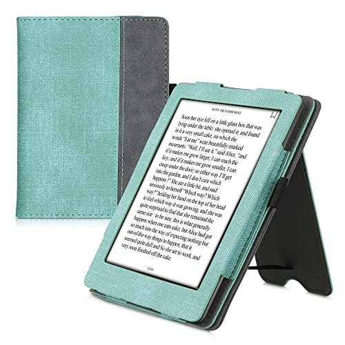 kwmobile hoes voor e-reader compatibel met Kobo Glo HD/Touch 2.0 / - / - / mintgroen/donkergrijs