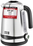 Lebenlang LBE2662 Waterkoker BPA-vrij, Met display Aantal/Volume: 1.7 l RVS