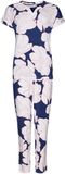 Pastunette Premium Pyjama Wispering Petals - Blauw - Gebloemd - Viscose - Maat 44