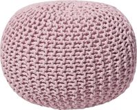 Beliani CONRAD Poef Roze Katoen 50 cm