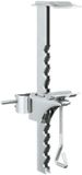 vidaXL Parasolvoet - argent - Acier